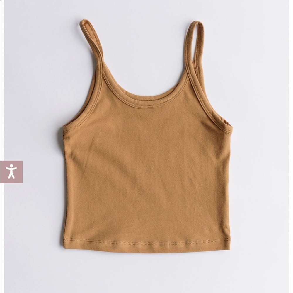 ARQ crop top in Camel